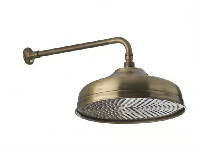 Retro shower head - Wall-mounted rain shower with arm _ Tender rain